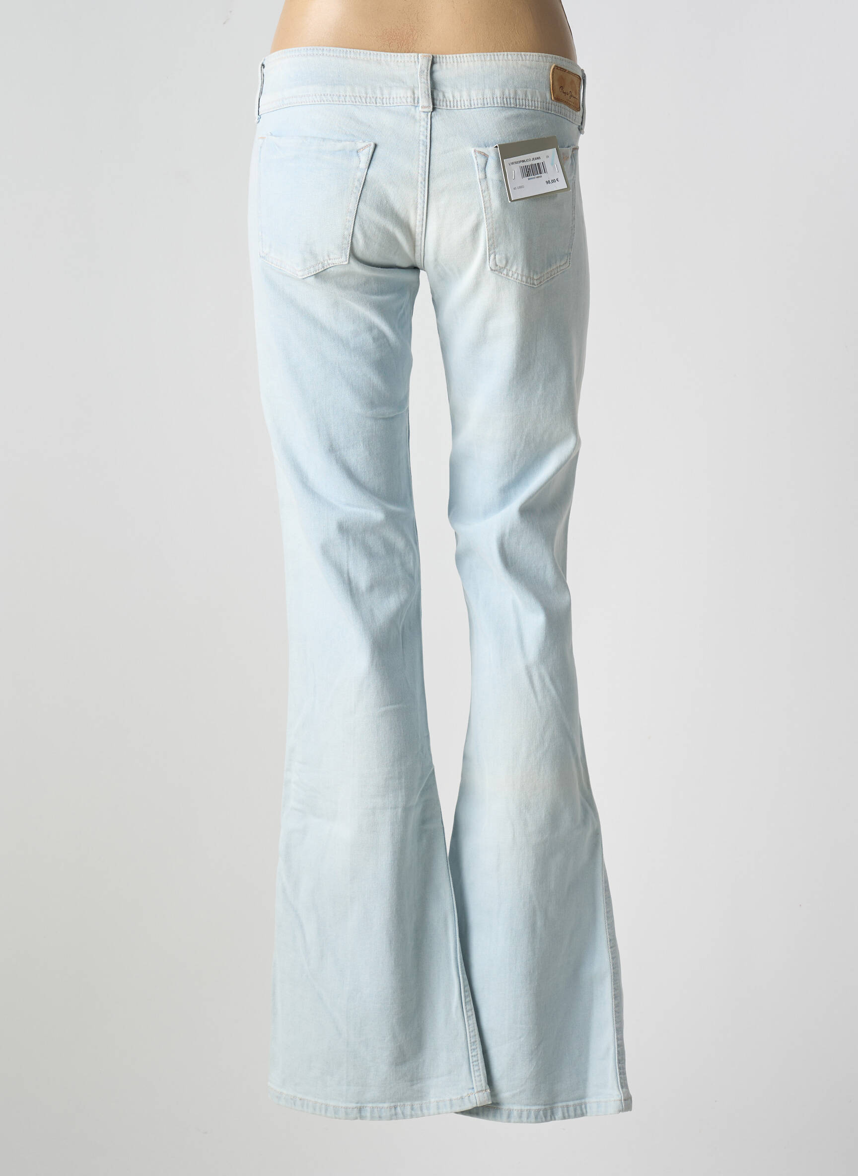 Bootcut džinsai tamprumas maža dydžio mėlyna PEPE JEANS moteris
