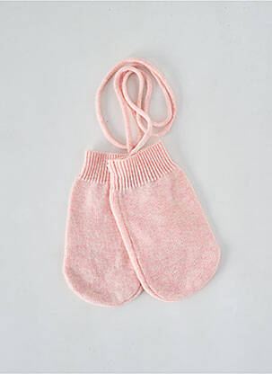 Pirštinės siuvinėjimas rožinė PETIT BATEAU mergina