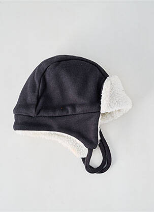 Kepurė užsegimas su raišteliais juodas PETIT BATEAU vaikas