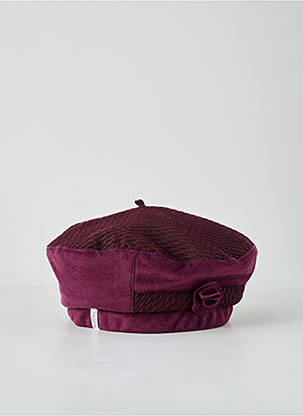 Kepurė bereto forma violetinis TAFFTA moteris