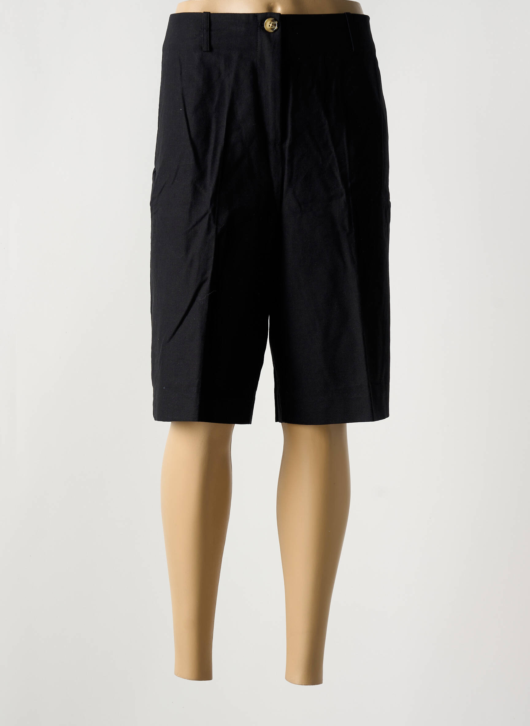 Bermudas tiesi kirpimas juodas SOAKED IN LUXURY moteris