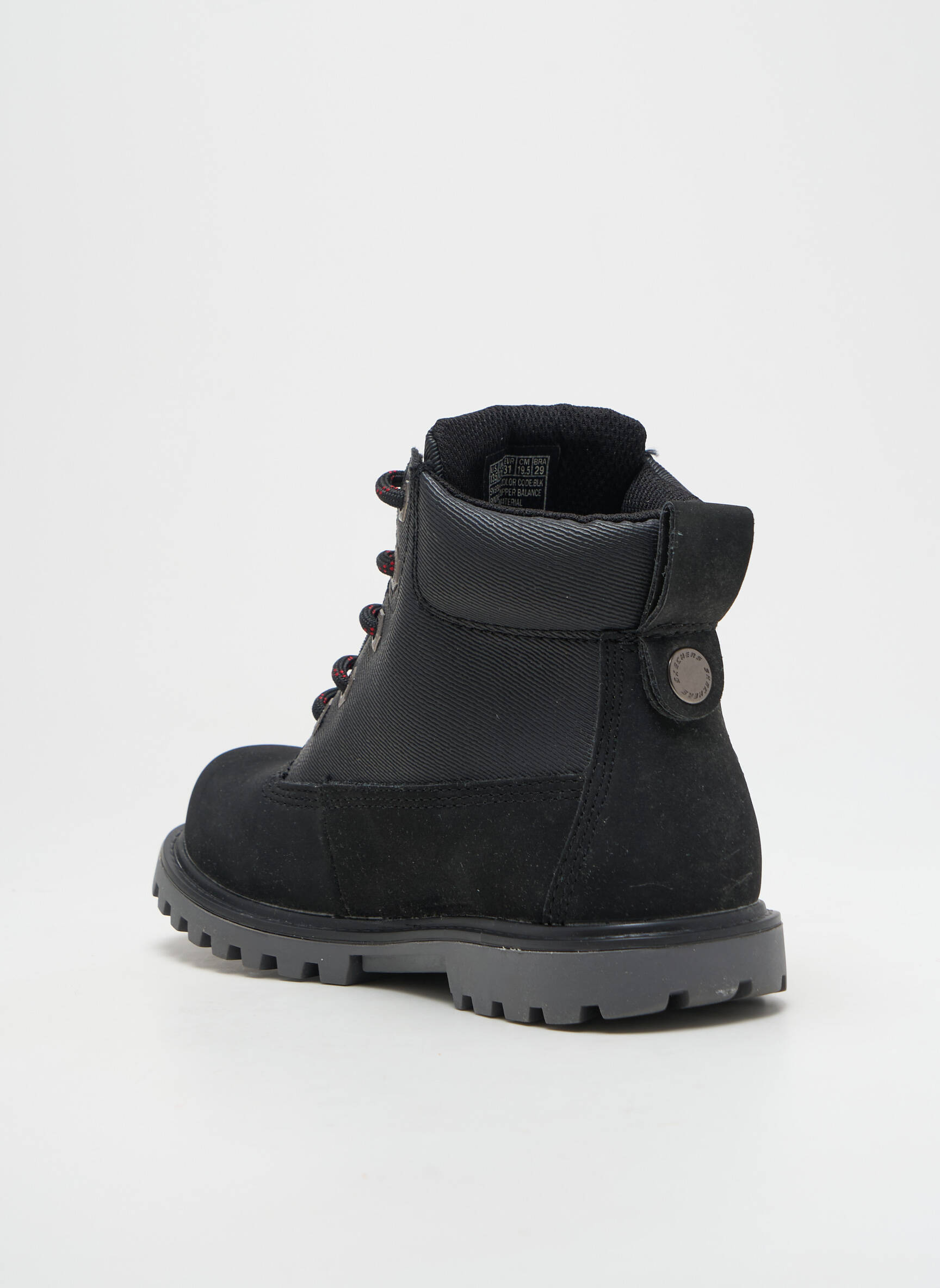 Batai/botai žemas kulnas žemas kulnas juodas SKECHERS berniukas