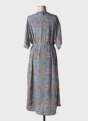 Kimono striukė col v mėlyna SWARNA GREECE moteris