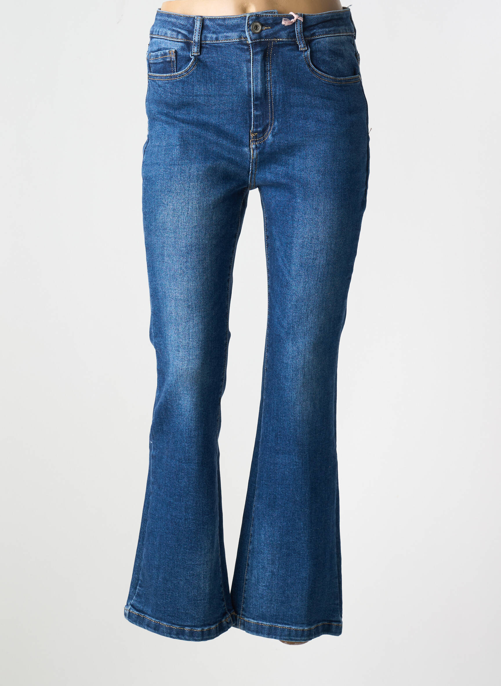 Bootcut džinsai aukšta talija aukšta talija mėlyna COUTUREVE moteris