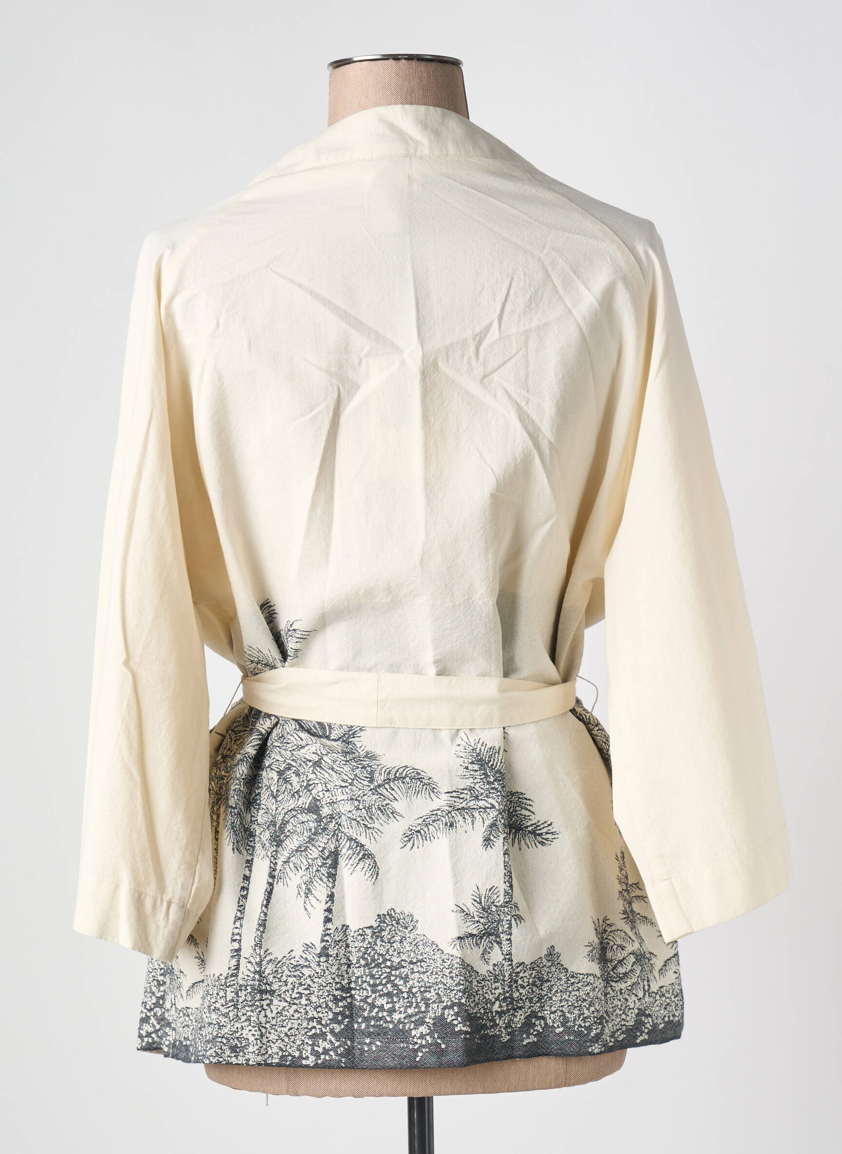 Kimono striukė ilgos rankovės bežinis DIEGA moteris