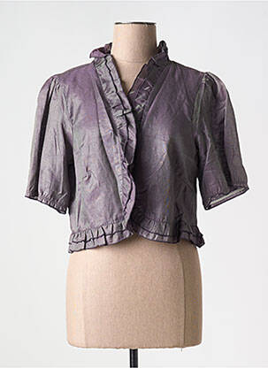 Bolero satino efektas violetinis VETO moteris