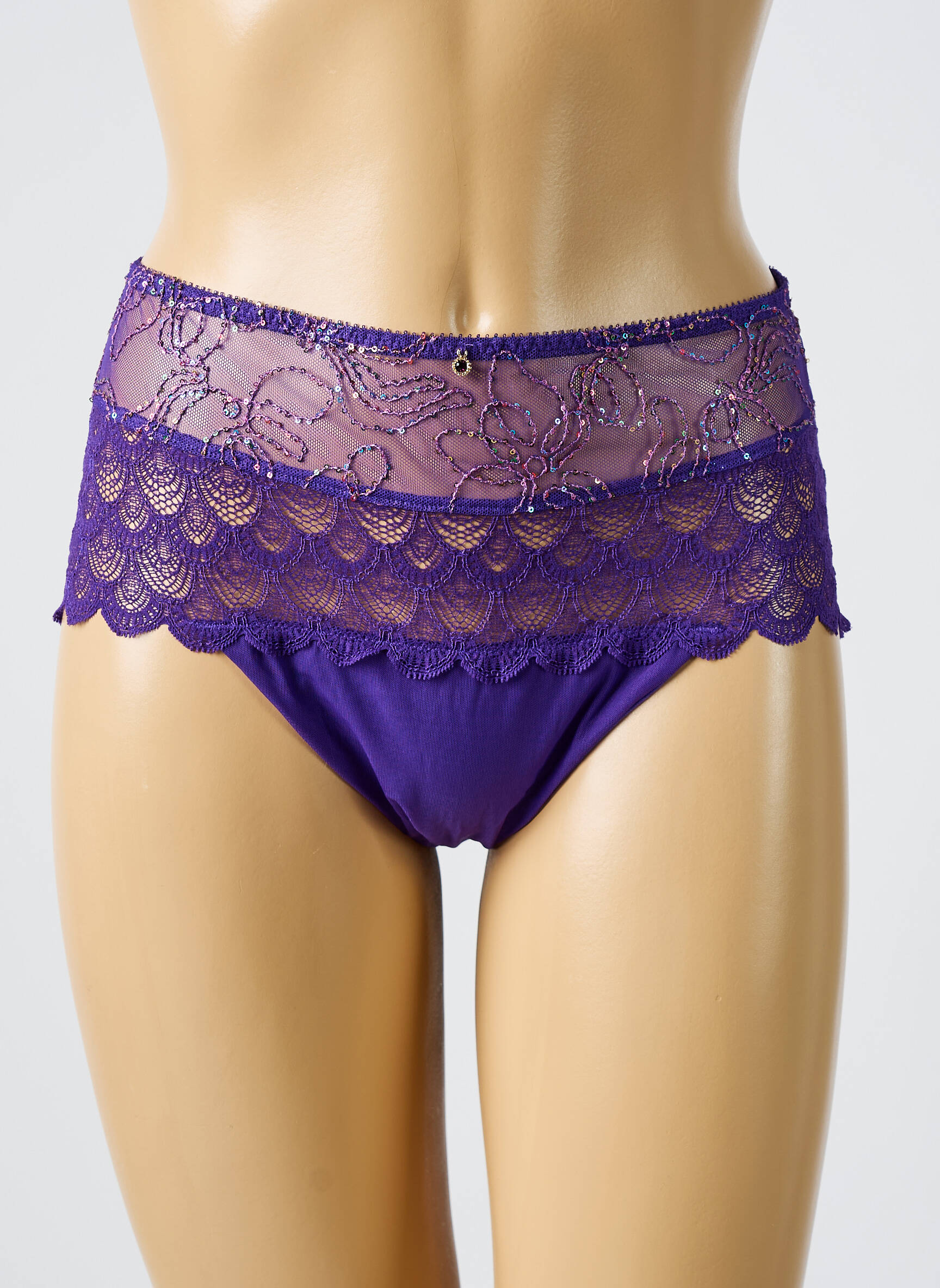 Šortukas tamprumas violetinis EMPREINTE moteris