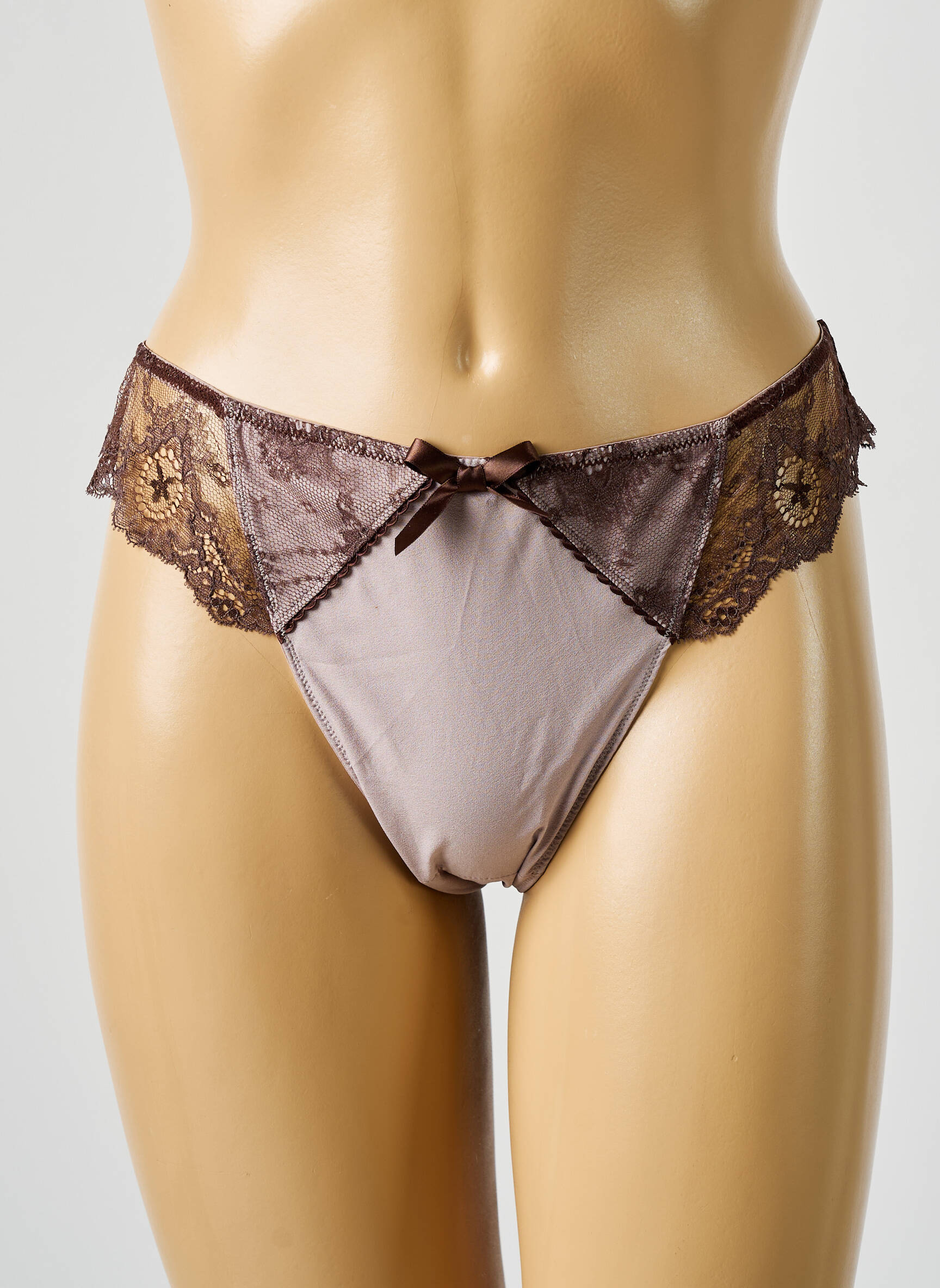 Tanga tamprumas rudas WACOAL moteris