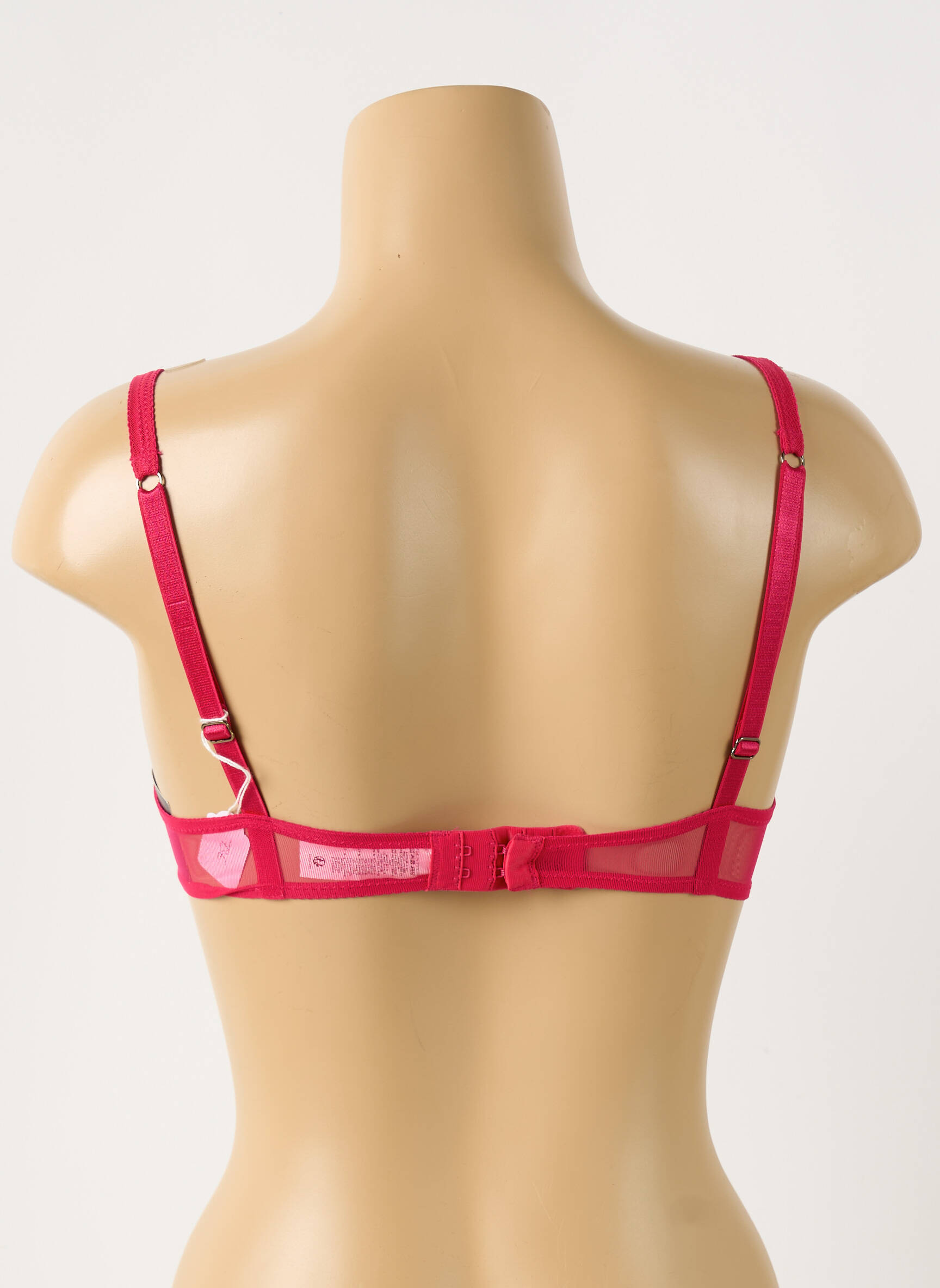 Liemenėlė push-up liemenėlė su aukštu palaikymu push-up liemenėlė su aukštu palaikymu raudona BARBARA moteris