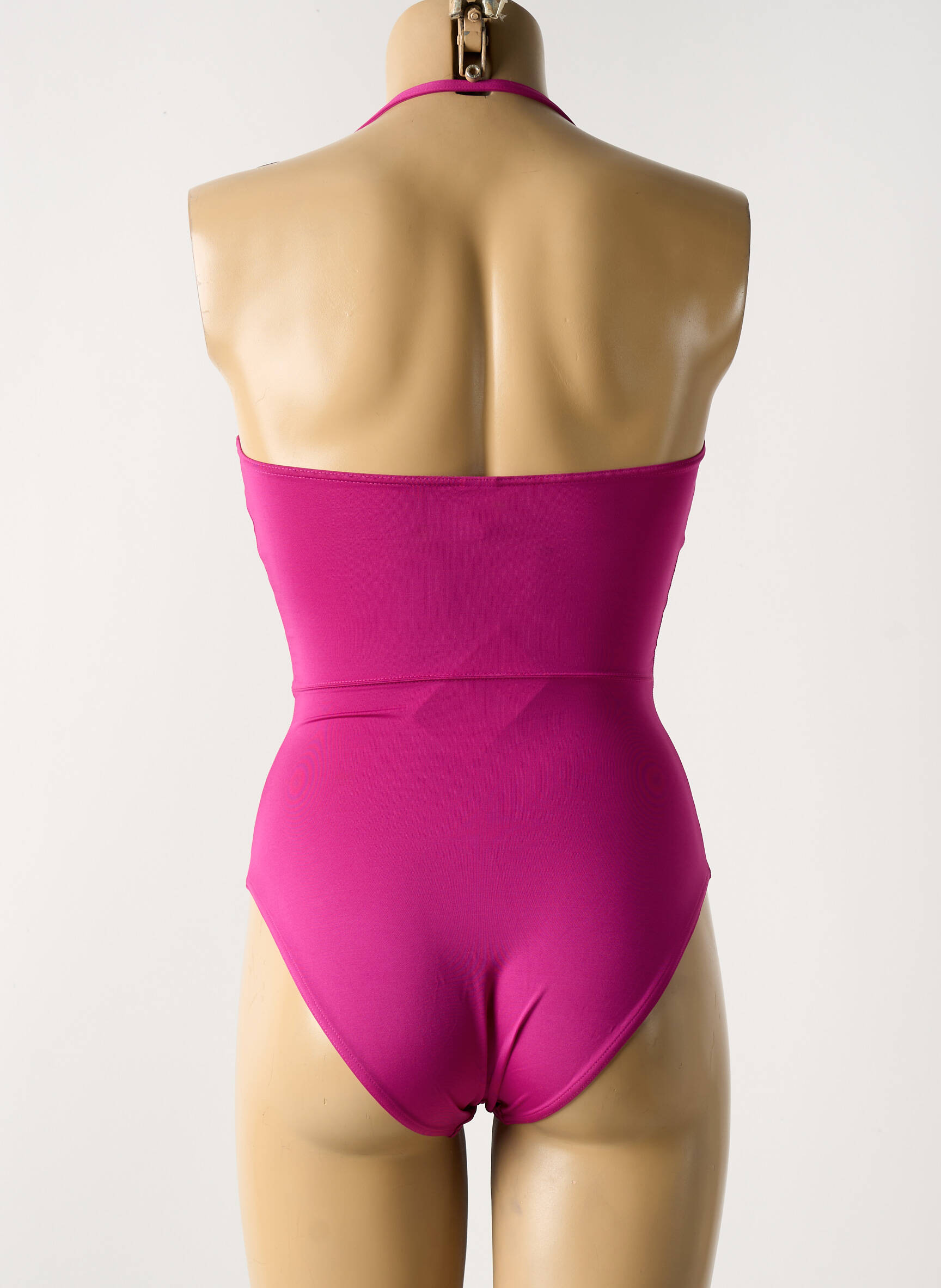 Vienos dalies maudymosi kostiumas nuimamos elastinės petnešos violetinis WOLFORD moteris