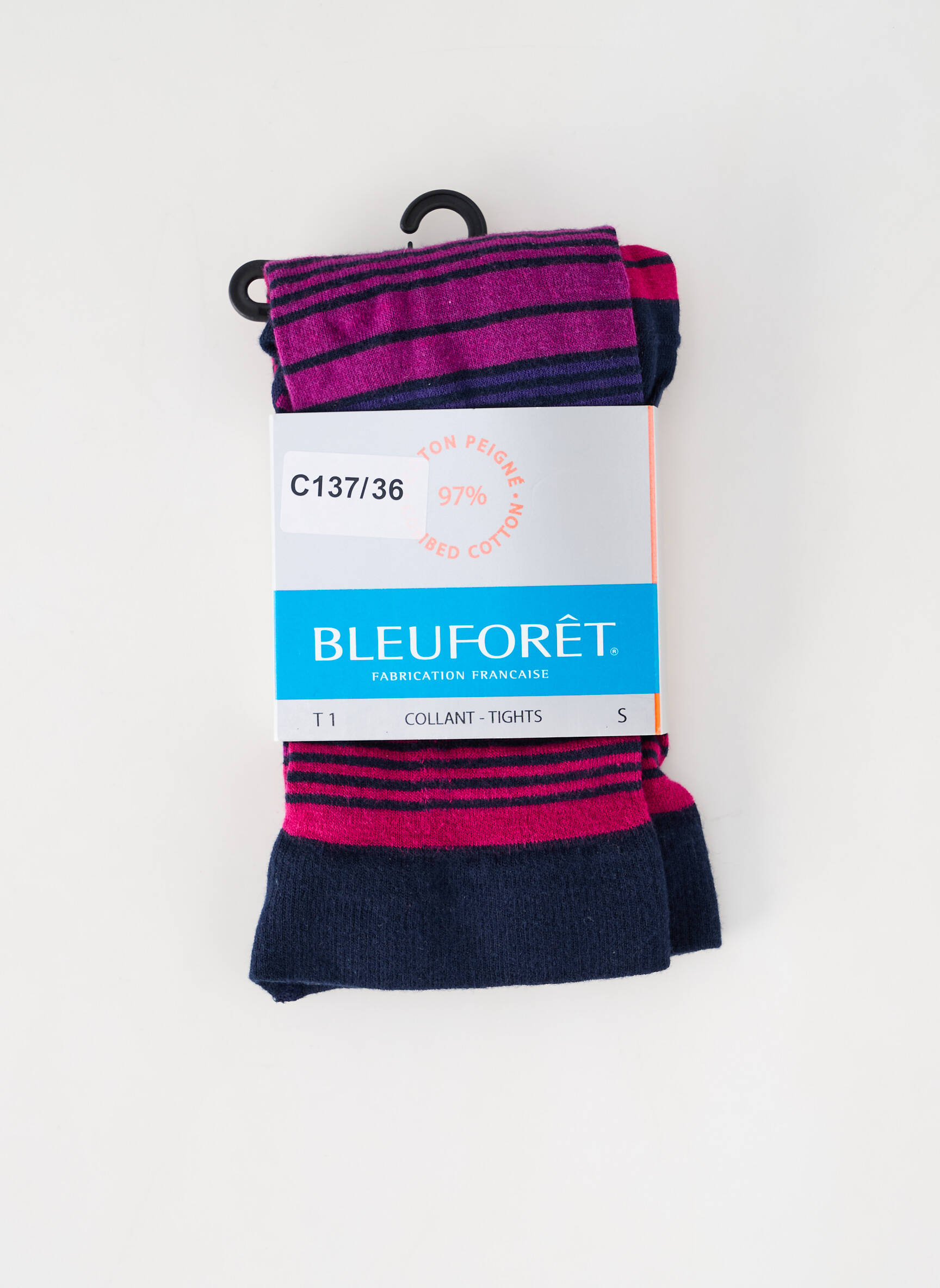 Kojinės tamprumas violetinis BLEU FORET moteris