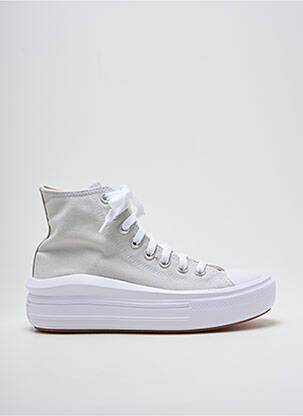 Bėgimo bateliai platforma kulnas nuo 4 iki 6 cm pilka CONVERSE moteris