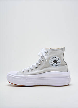 Bėgimo bateliai platforma kulnas nuo 4 iki 6 cm pilka CONVERSE moteris