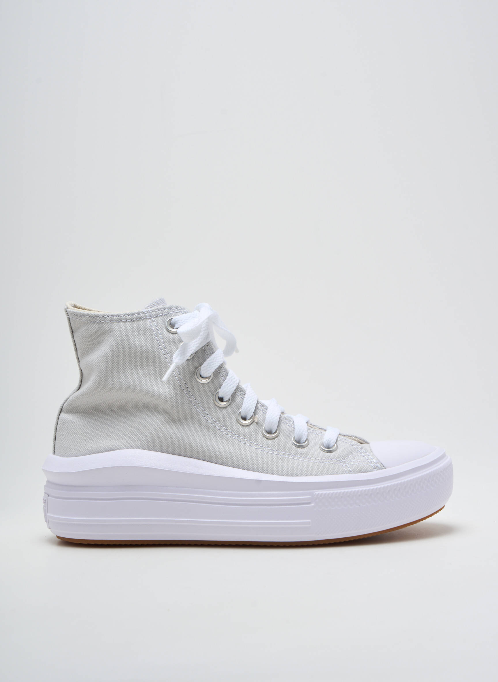 Bėgimo bateliai platforma kulnas nuo 4 iki 6 cm pilka CONVERSE moteris
