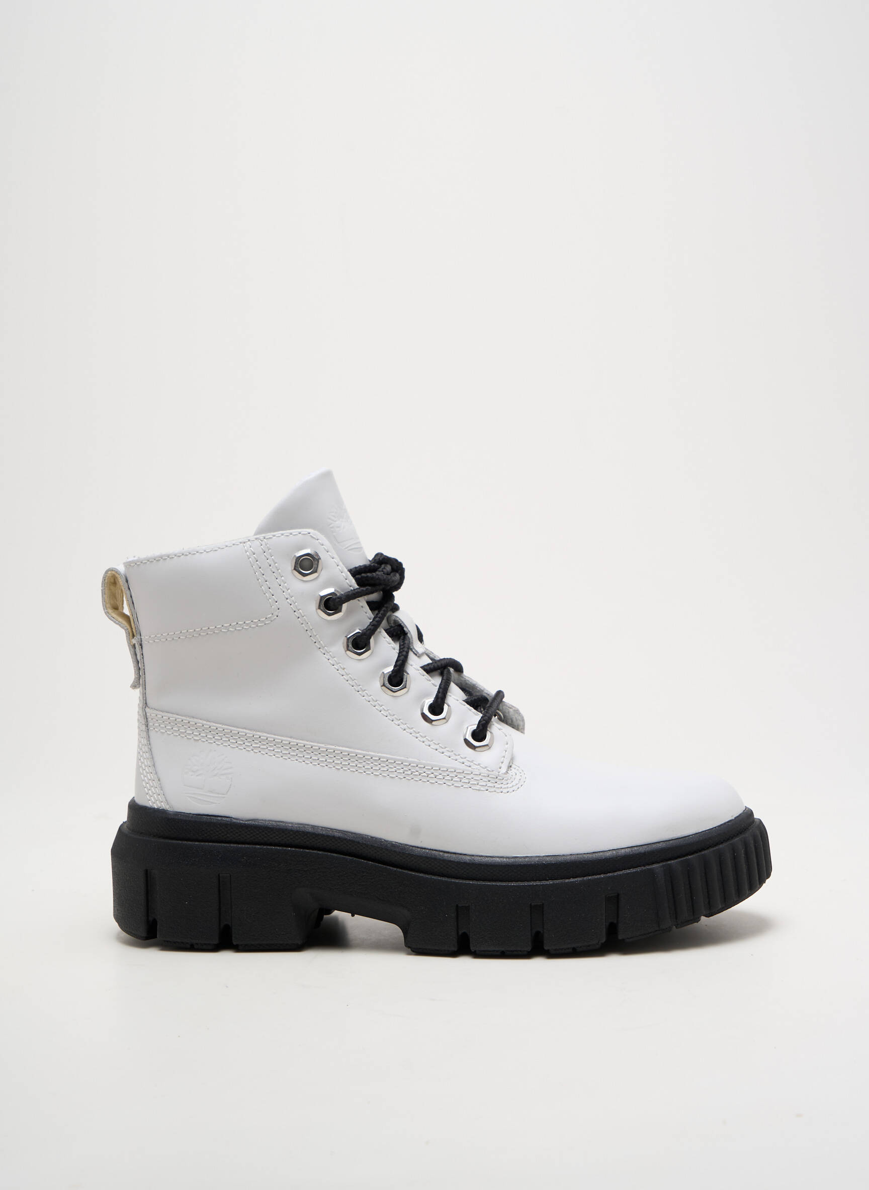 Batai/botai lygus medžiaga kulnas nuo 4 iki 6 cm baltas TIMBERLAND moteris