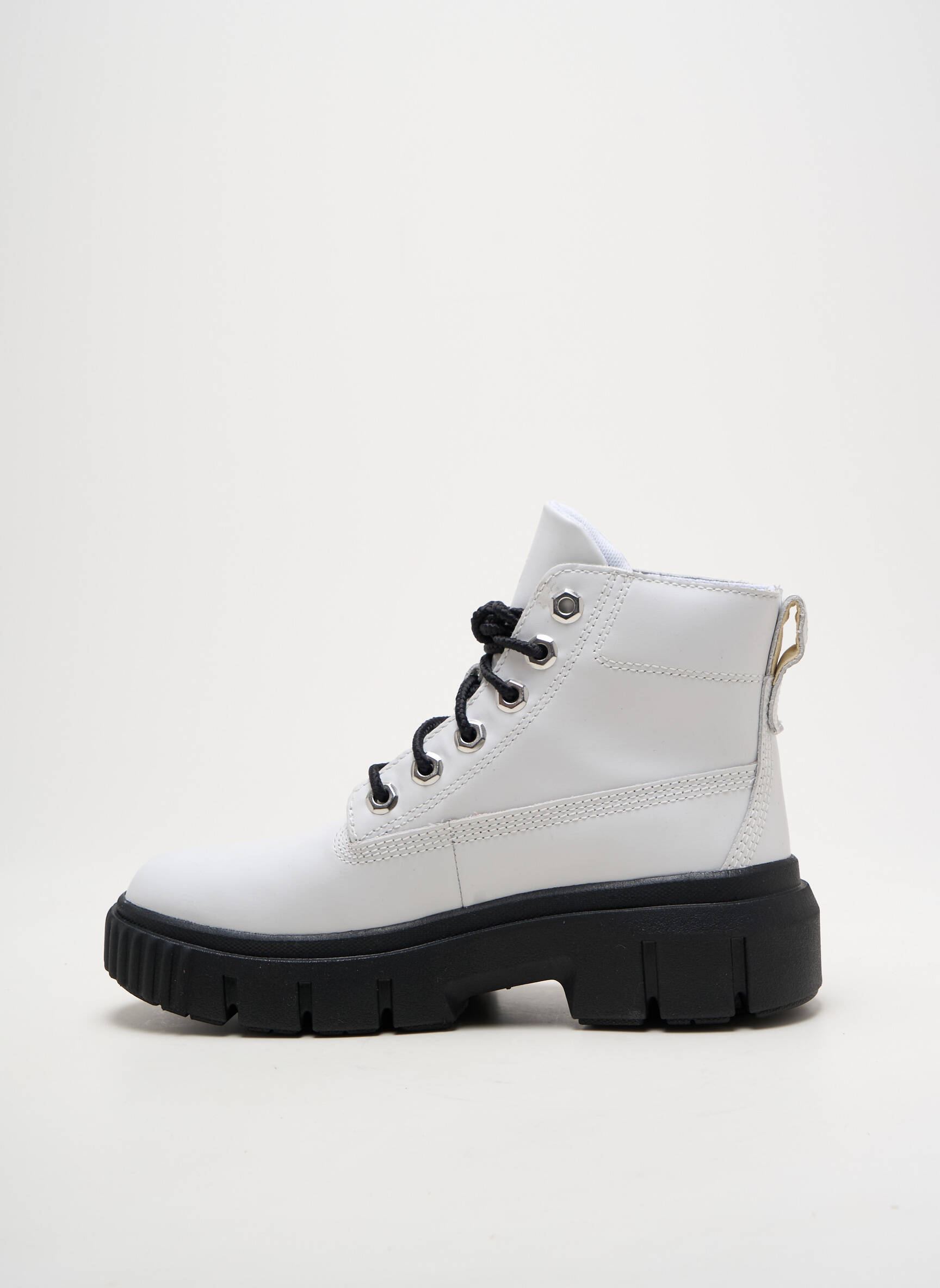 Batai/botai lygus medžiaga kulnas nuo 4 iki 6 cm baltas TIMBERLAND moteris