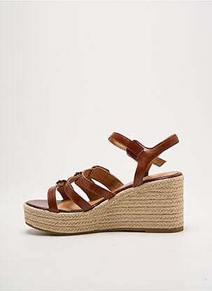 Espadrilės amortizuojančios pado tipas kulnas nuo 7 iki 9 cm rudas EMILIE KARSTON moteris