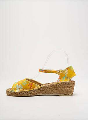 Espadrilės užsegimas kilpa(s) kulnas nuo 4 iki 6 cm geltona LA FIANCEE DU MEKONG moteris