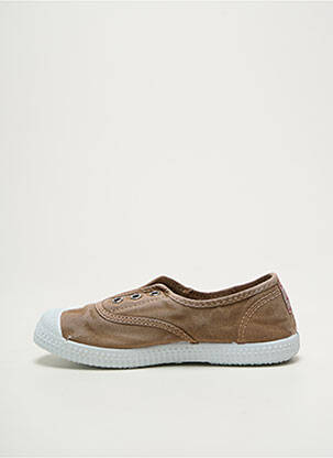 Slip-on batai apvalus mygtukas apvalus mygtukas rudas CIENTA vaikas