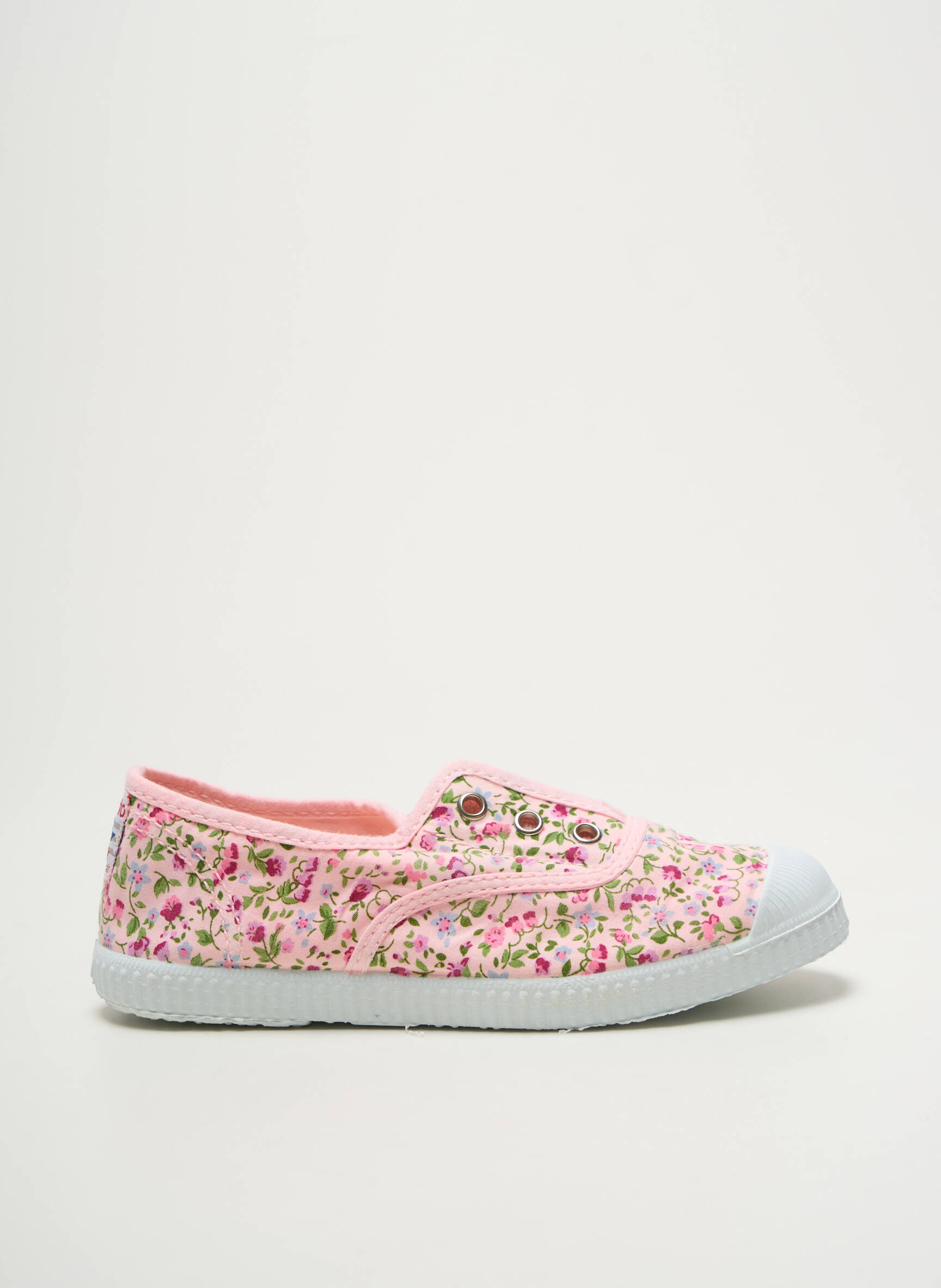 Slip-on batai išimama padas apvalus mygtukas rožinė CIENTA mergina