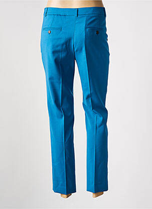 Lieknos kelnės popelinos audinys, kuris pasižymi lygiu ir tankiu paviršiumi. normala dydis mėlyna MAX MARA moteris