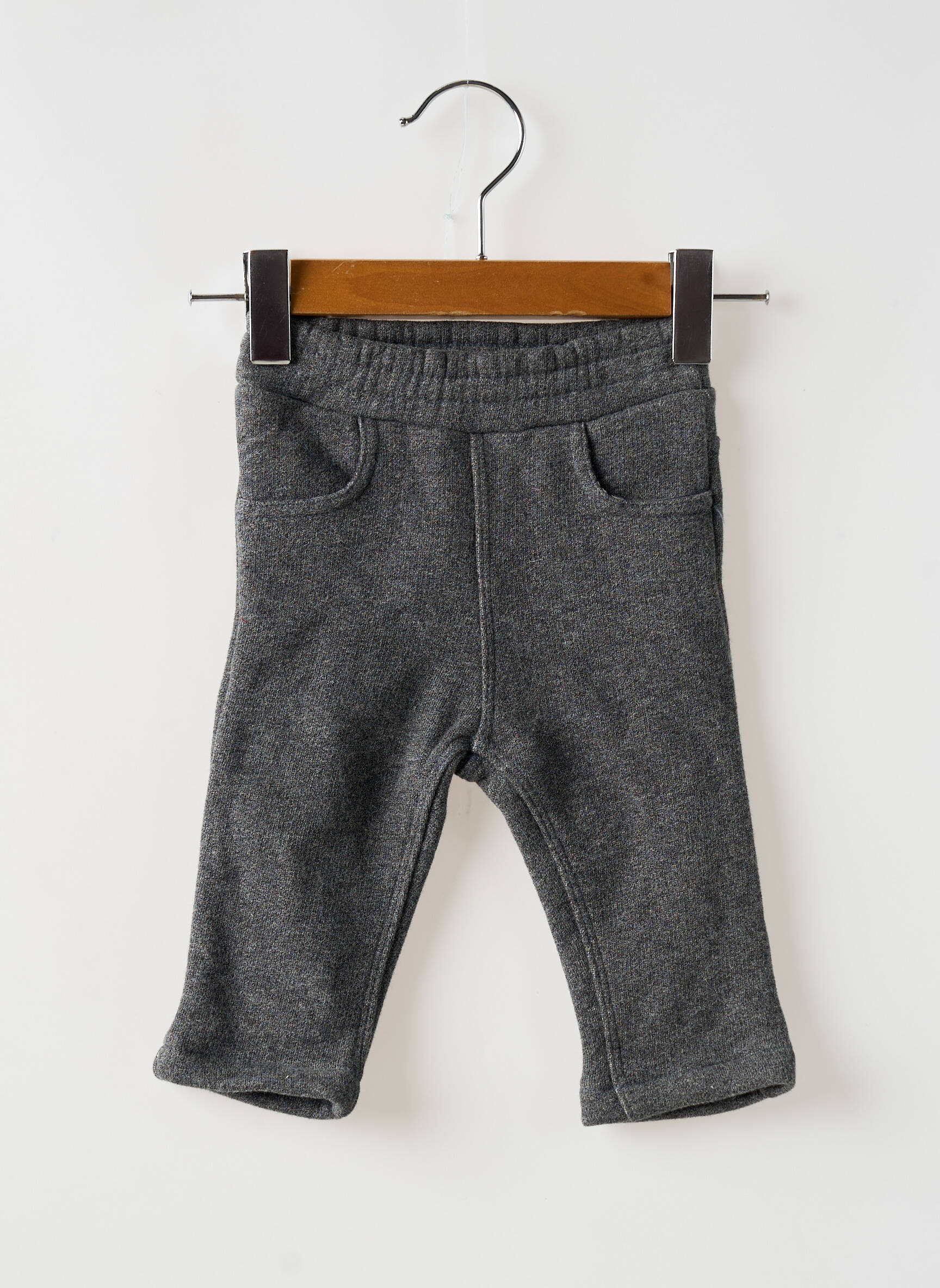 Lieknos kelnės tamprumas elastinė dydis pilka PETIT BATEAU berniukas