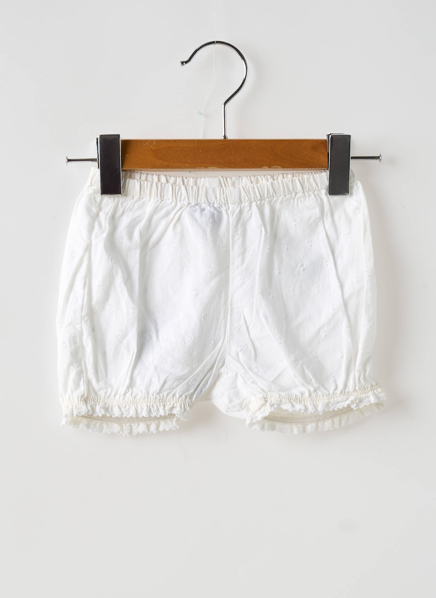 Šortas aukšta talija elastinė dydis bežinis PETIT BATEAU mergina