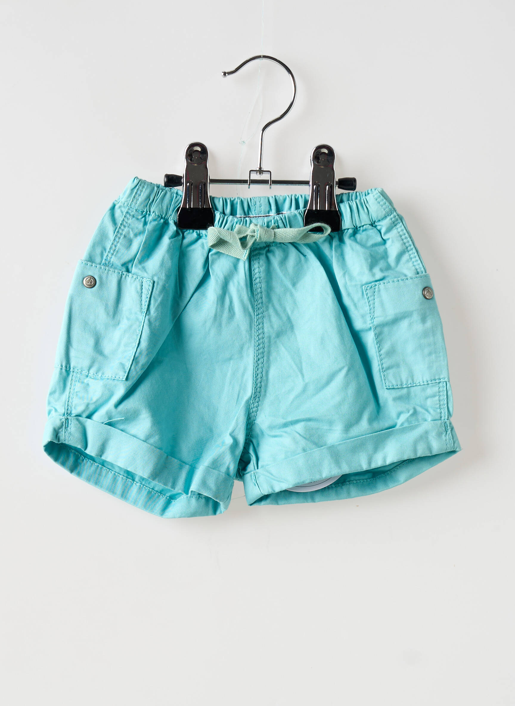 Šortas aukšta talija elastinė dydis mėlyna PETIT BATEAU mergina