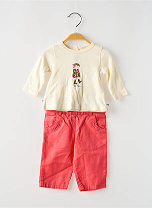 Kelnaičių rinkinys ilgos rankovės bežinis PETIT BATEAU mergina