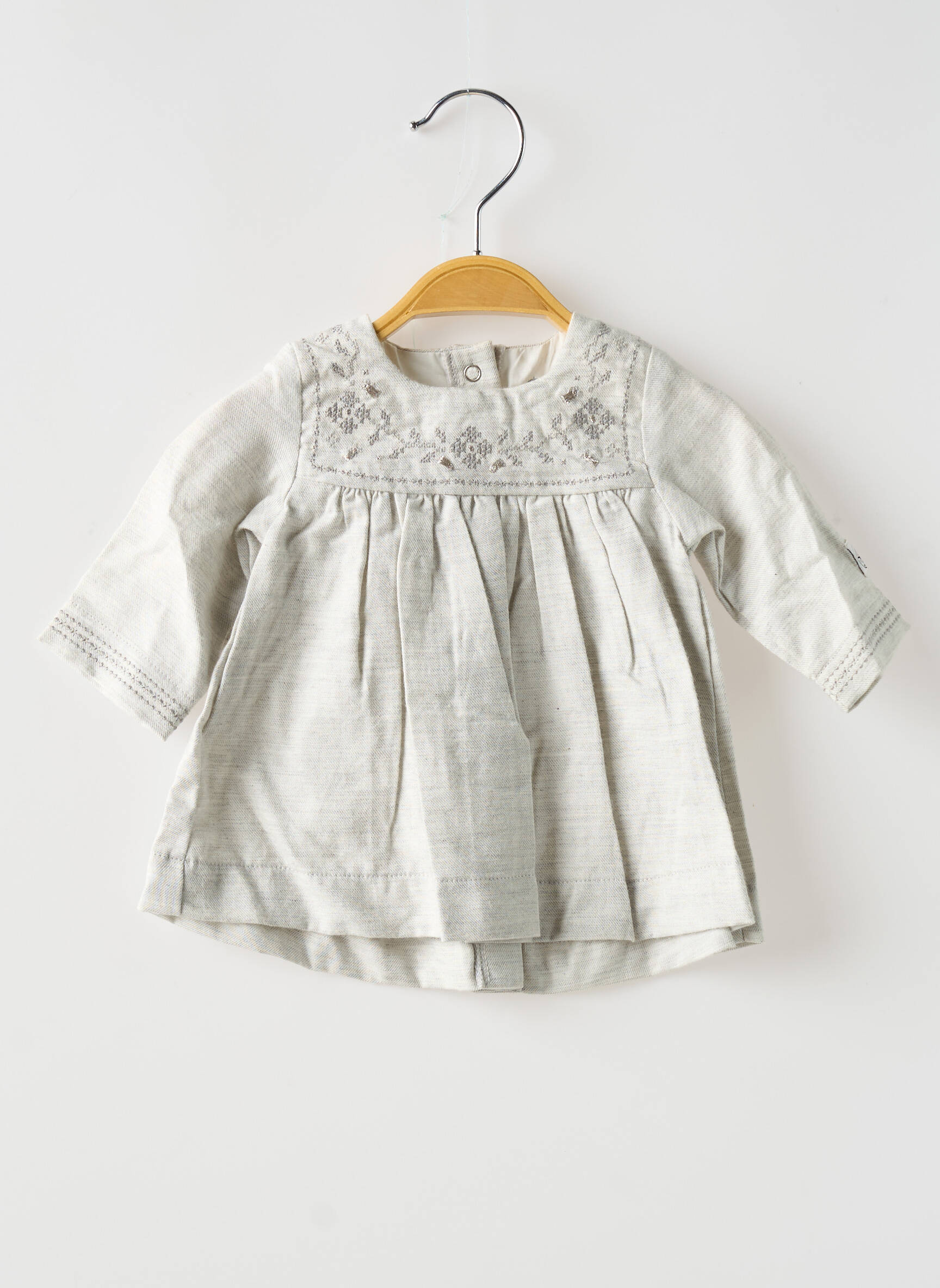 Bluzonai ilgos rankovės ilgos rankovės pilka PETIT BATEAU mergina