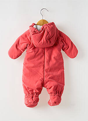 Kombinezonas apatinė dalis siaura ilgos rankovės rožinė PETIT BATEAU mergina