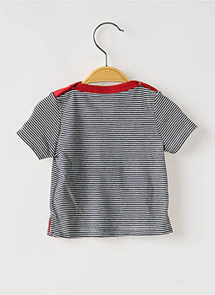 T-marškinys tamprumas trumpas rankovės mėlyna PETIT BATEAU berniukas