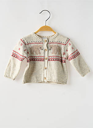 Ilgų rankovių liemenė apvalus kaklas bežinis PETIT BATEAU berniukas