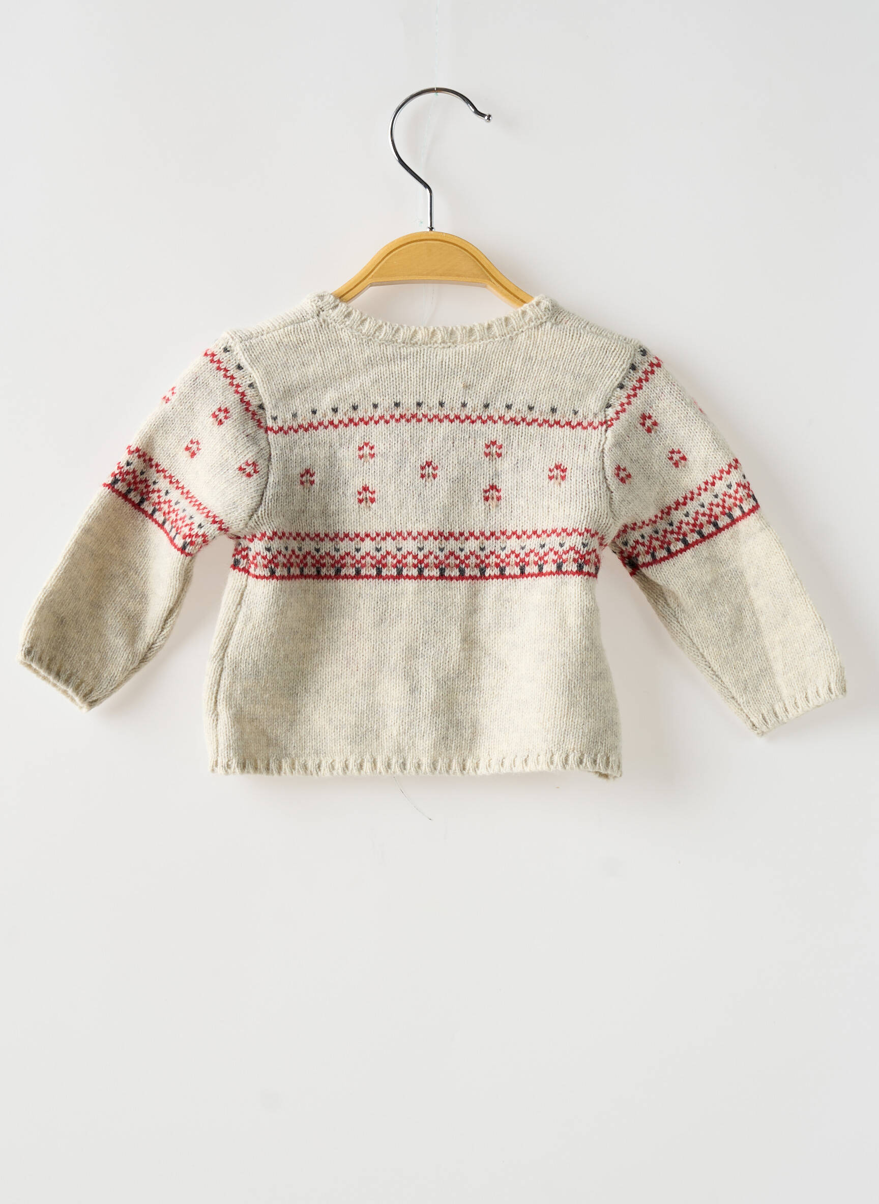 Ilgų rankovių liemenė apvalus kaklas bežinis PETIT BATEAU berniukas