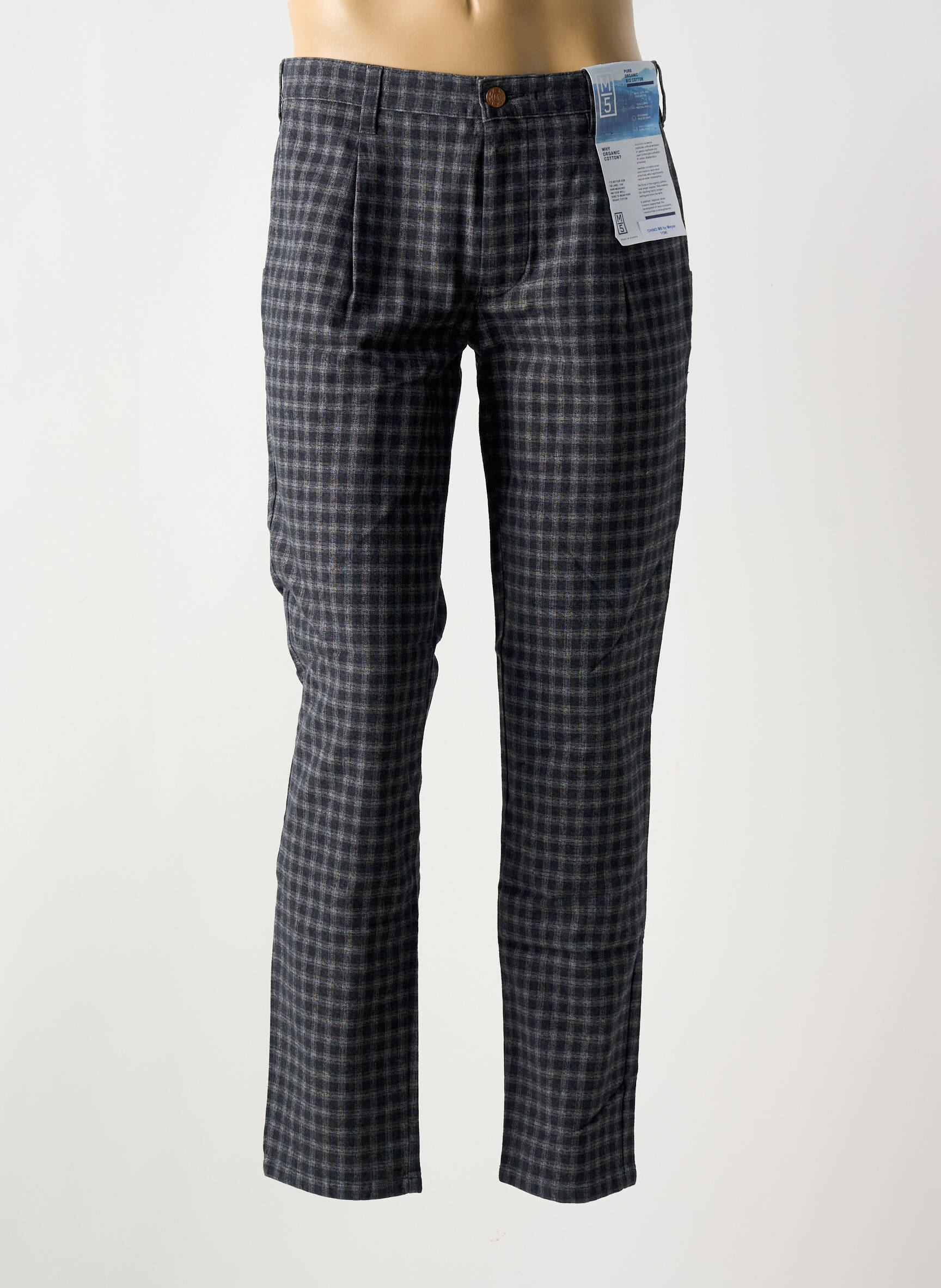 Chino kelnė bio normala dydis pilka M5 BY MEYER vyras
