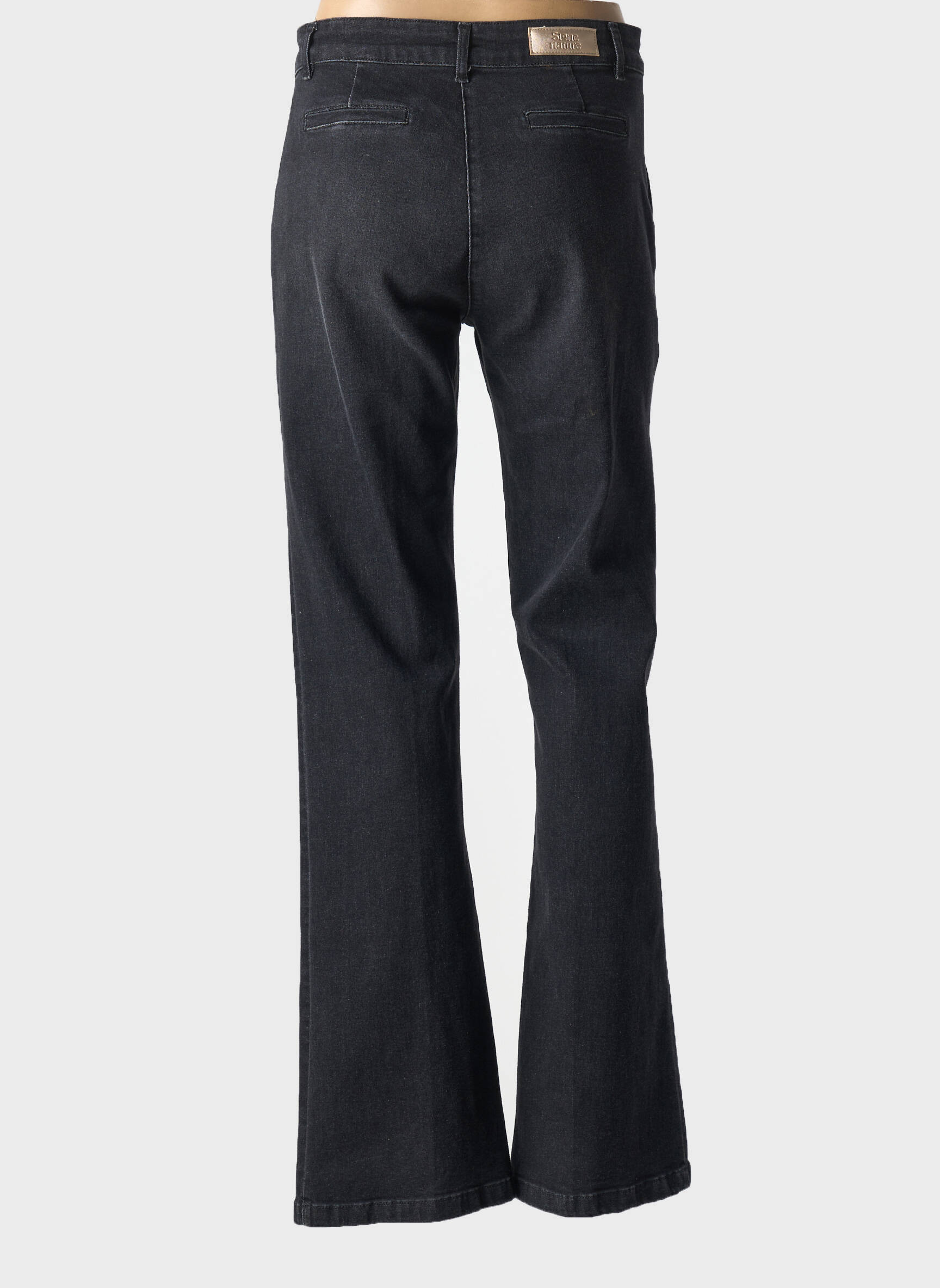Bootcut džinsai normala dydis normala dydis juodas SIGNE NATURE moteris