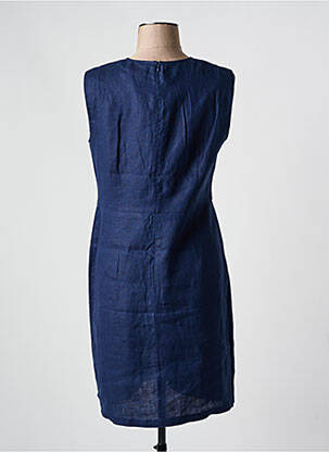 Pusilgių suknelė be rankų be rankų mėlyna JULIE GUERLANDE moteris