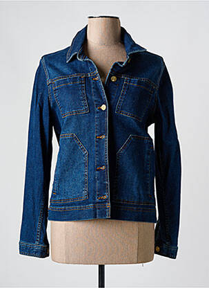 Kasdienis švarkas kišenės mėlyna ÉTYMOLOGIE moteris