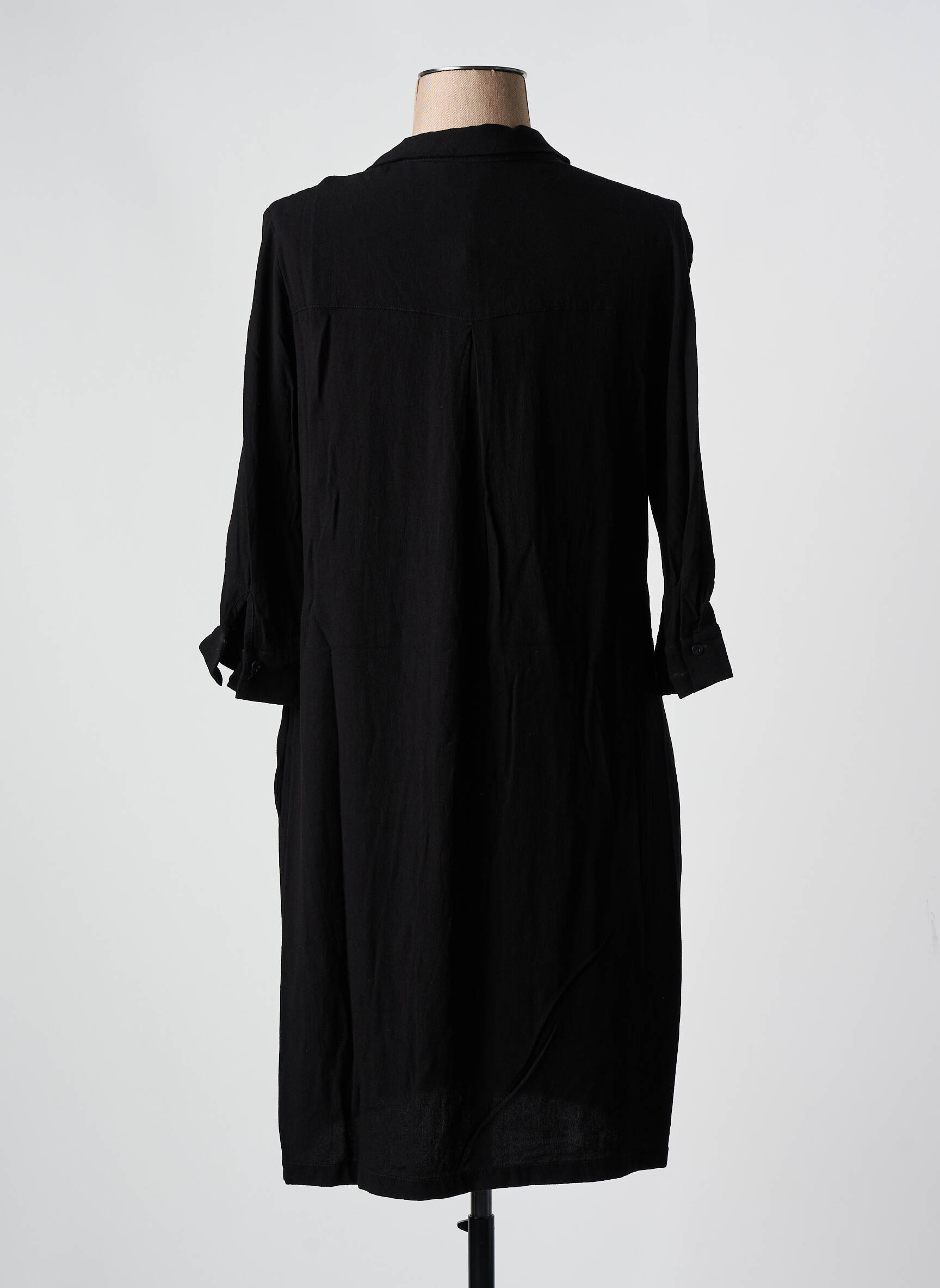 Pusilgių suknelė 3/4 rankovės 3/4 rankovės juodas ROBE LEGERE BY VERA MONT moteris