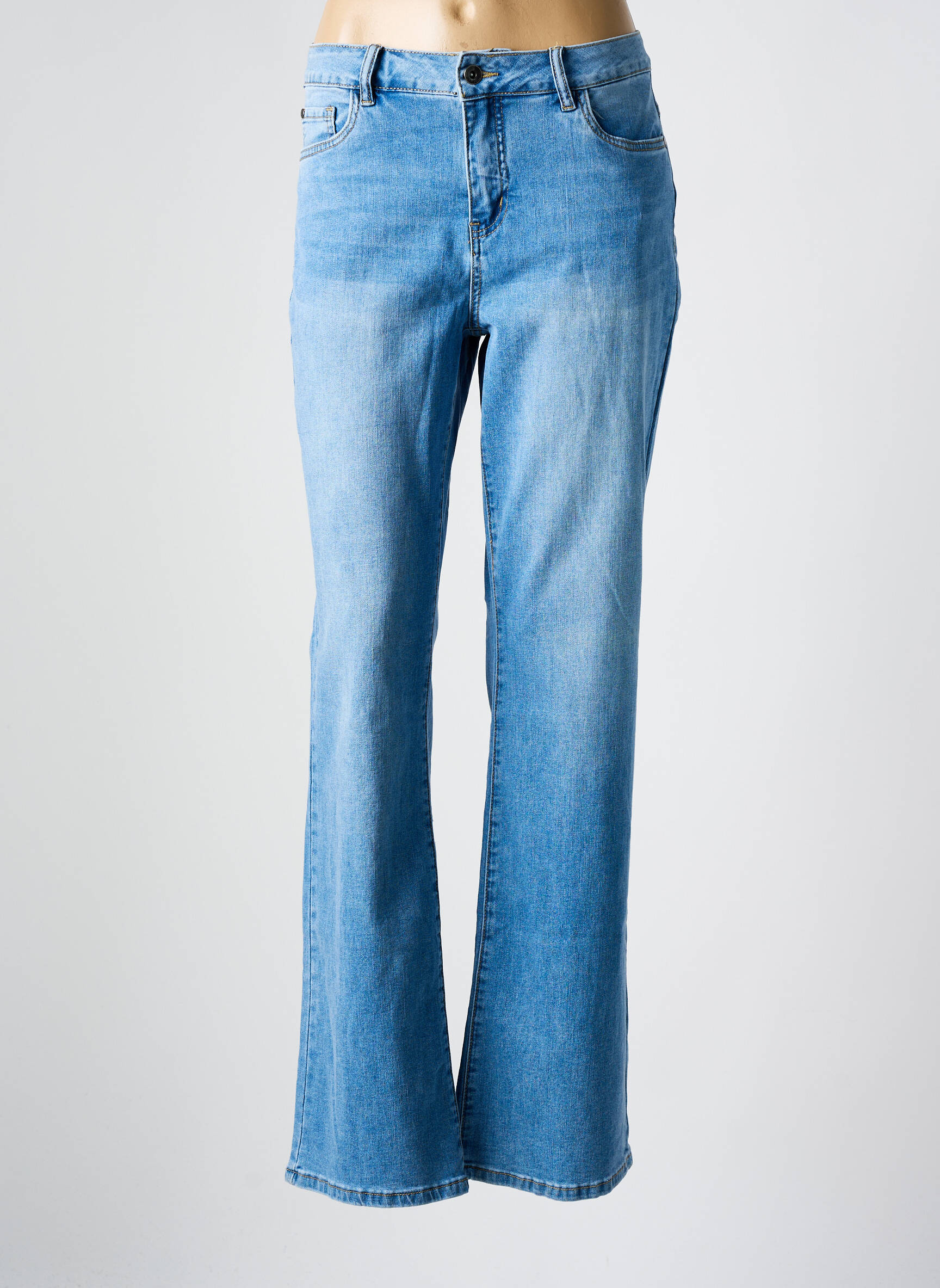 Bootcut džinsai normala dydis normala dydis mėlyna JENSEN moteris
