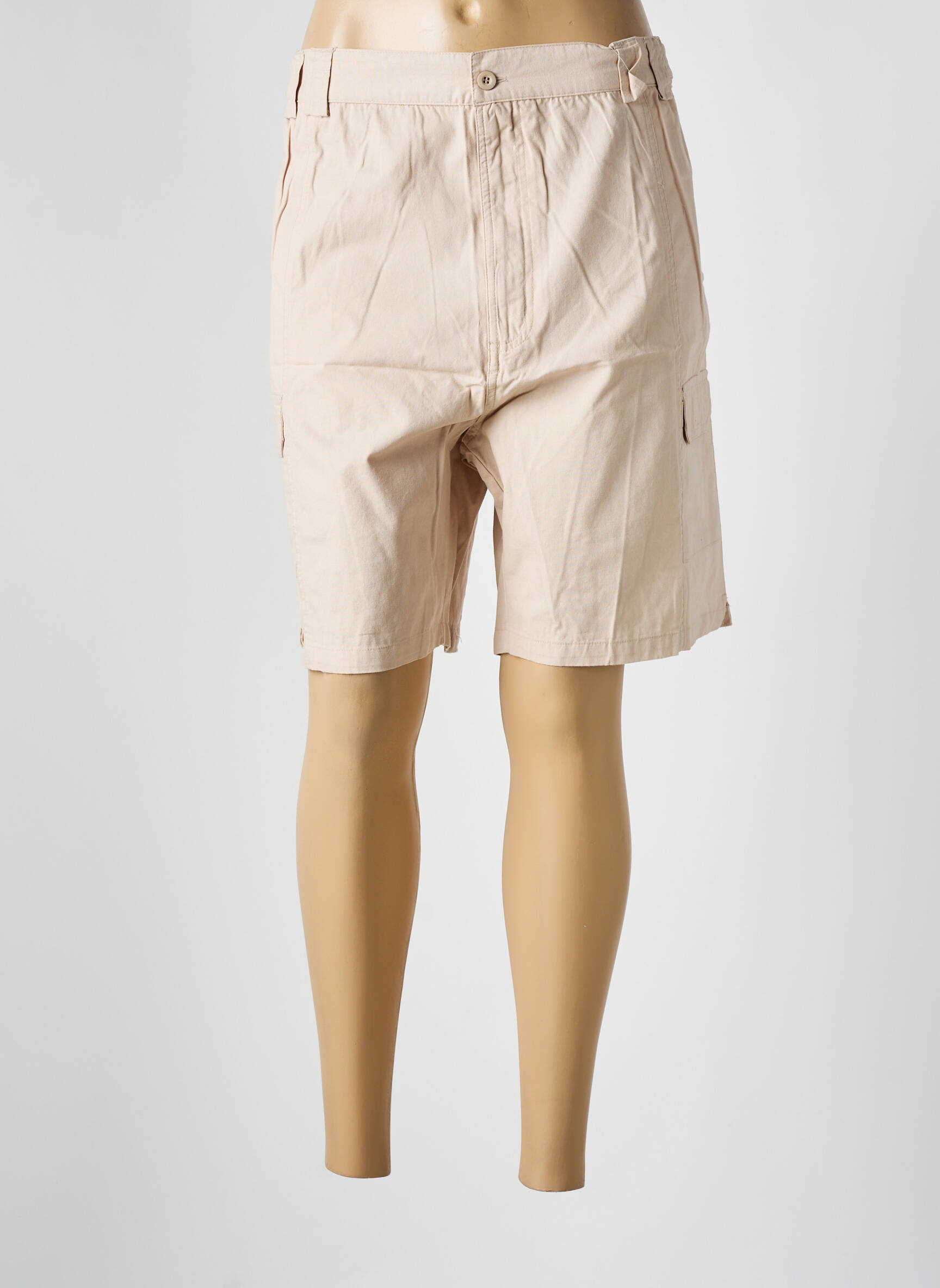 Bermudas tiesi kirpimas bežinis AZ FACTORY moteris