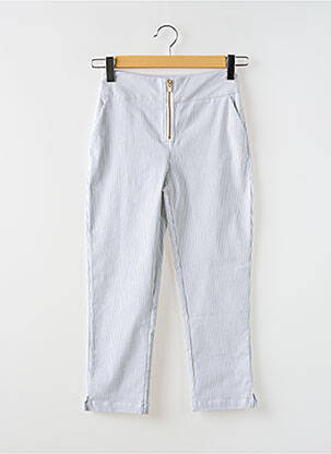 Pusilgių kelnių aukšta talija aukšta talija mėlyna ÉTYMOLOGIE moteris
