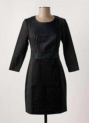 Trumpa suknelė 3/4 rankovės 3/4 rankovės pilka BCBGMAXAZRIA moteris