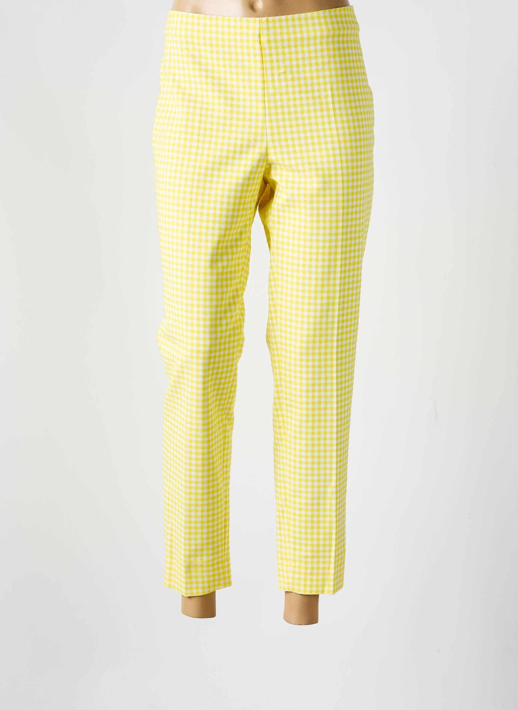 Jegging popelinos audinys, kuris pasižymi lygiu ir tankiu paviršiumi. geltona ATELIER GARDEUR moteris