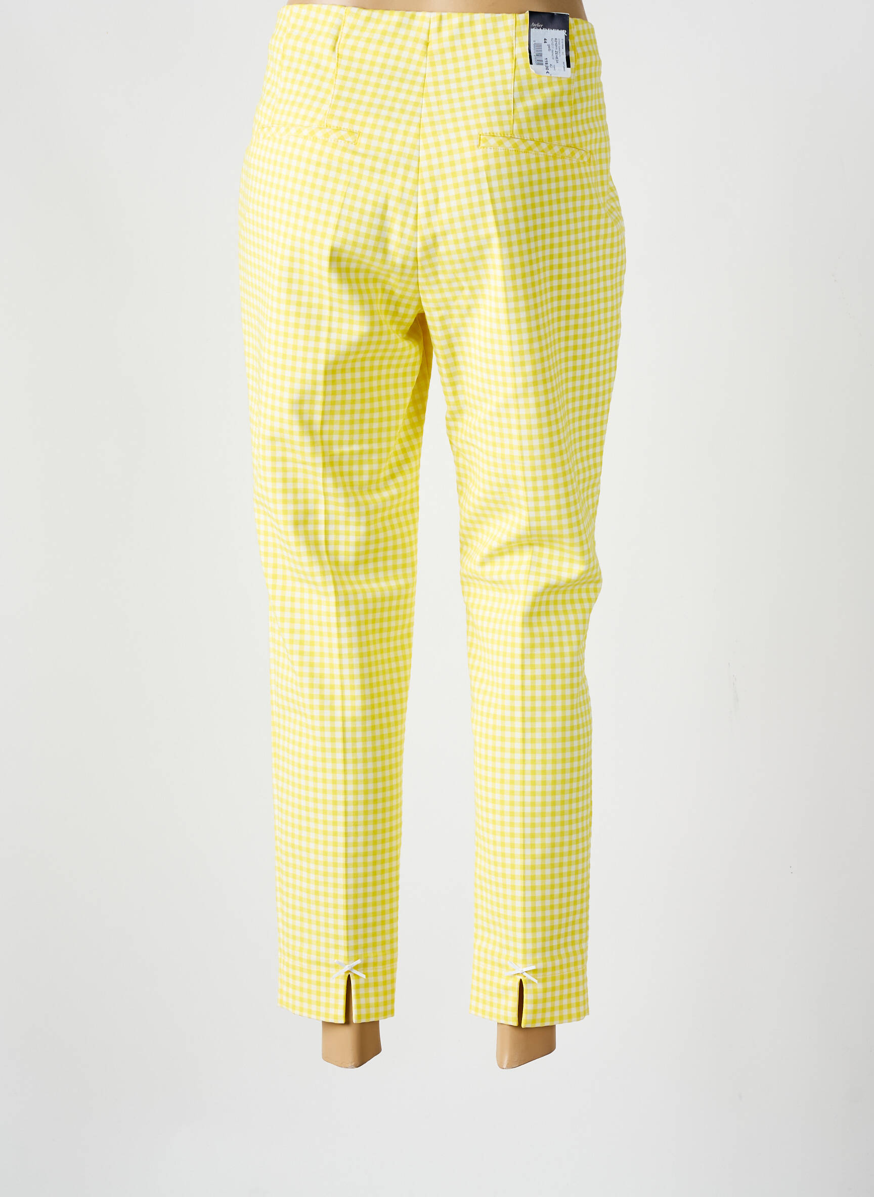 Jegging popelinos audinys, kuris pasižymi lygiu ir tankiu paviršiumi. geltona ATELIER GARDEUR moteris