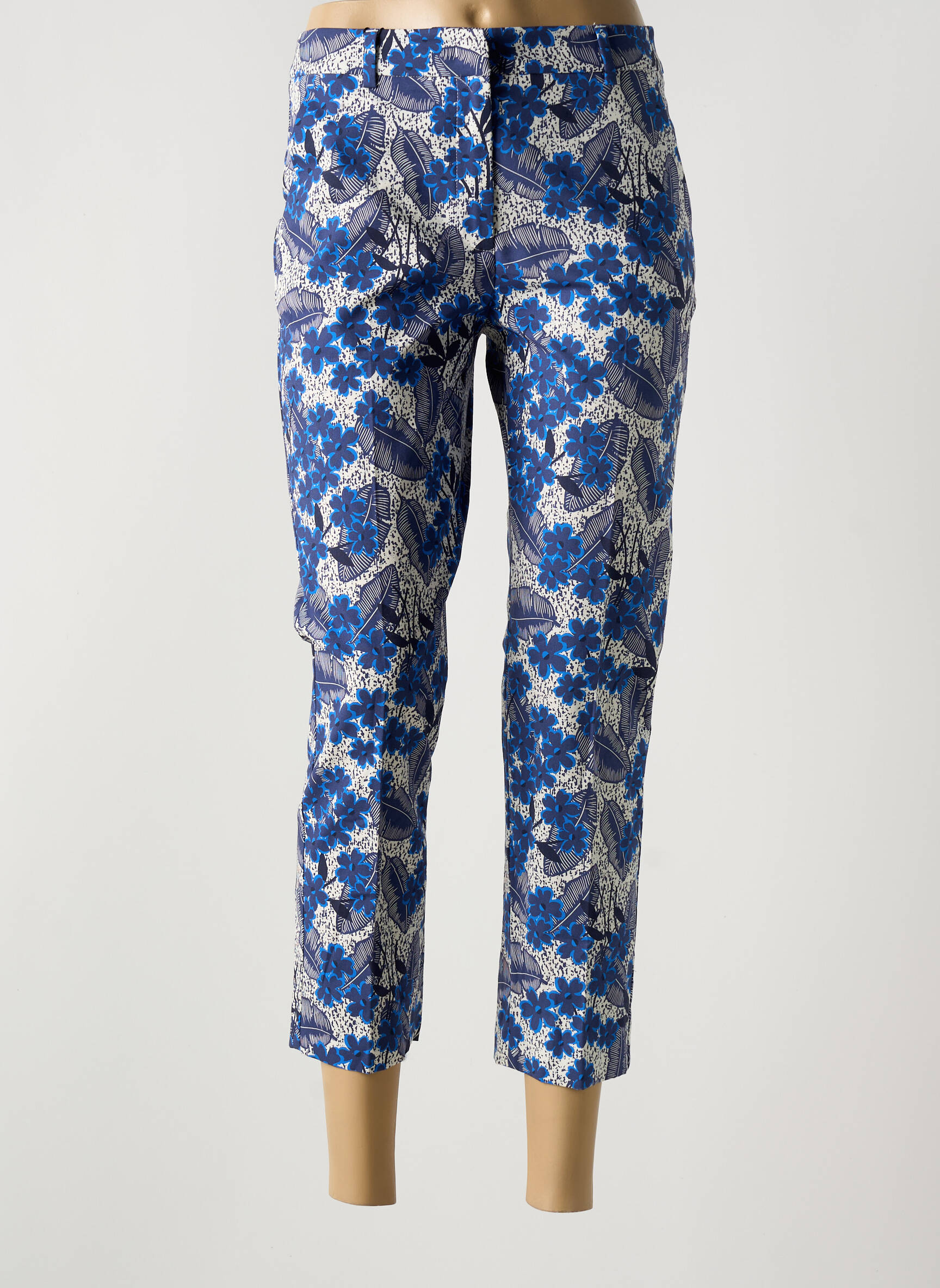 7/8 kelnės aukšta talija aukšta talija mėlyna WEEKEND MAXMARA moteris