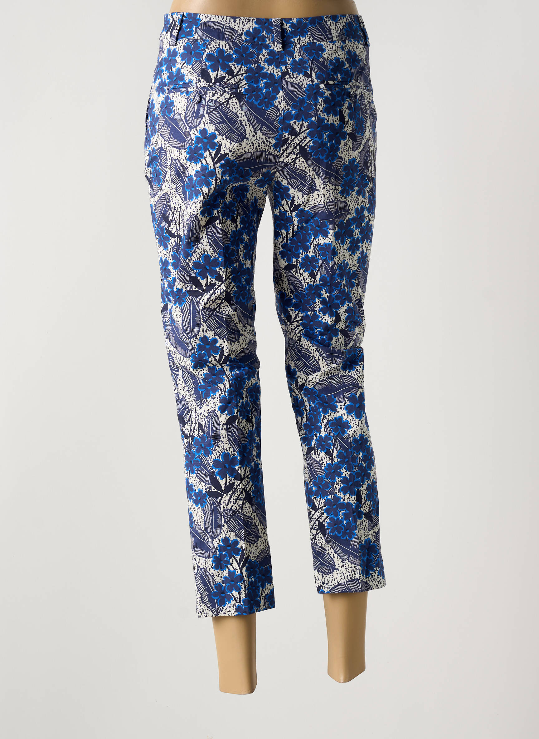 7/8 kelnės aukšta talija aukšta talija mėlyna WEEKEND MAXMARA moteris