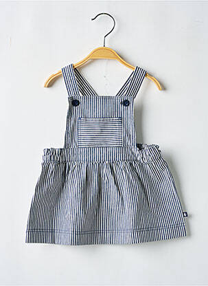 Trumpa suknelė be rankų be rankų mėlyna PETIT BATEAU mergina
