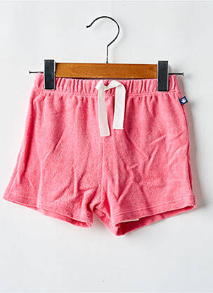 Šortas užsegimas su raišteliais elastinė dydis rožinė PETIT BATEAU mergina