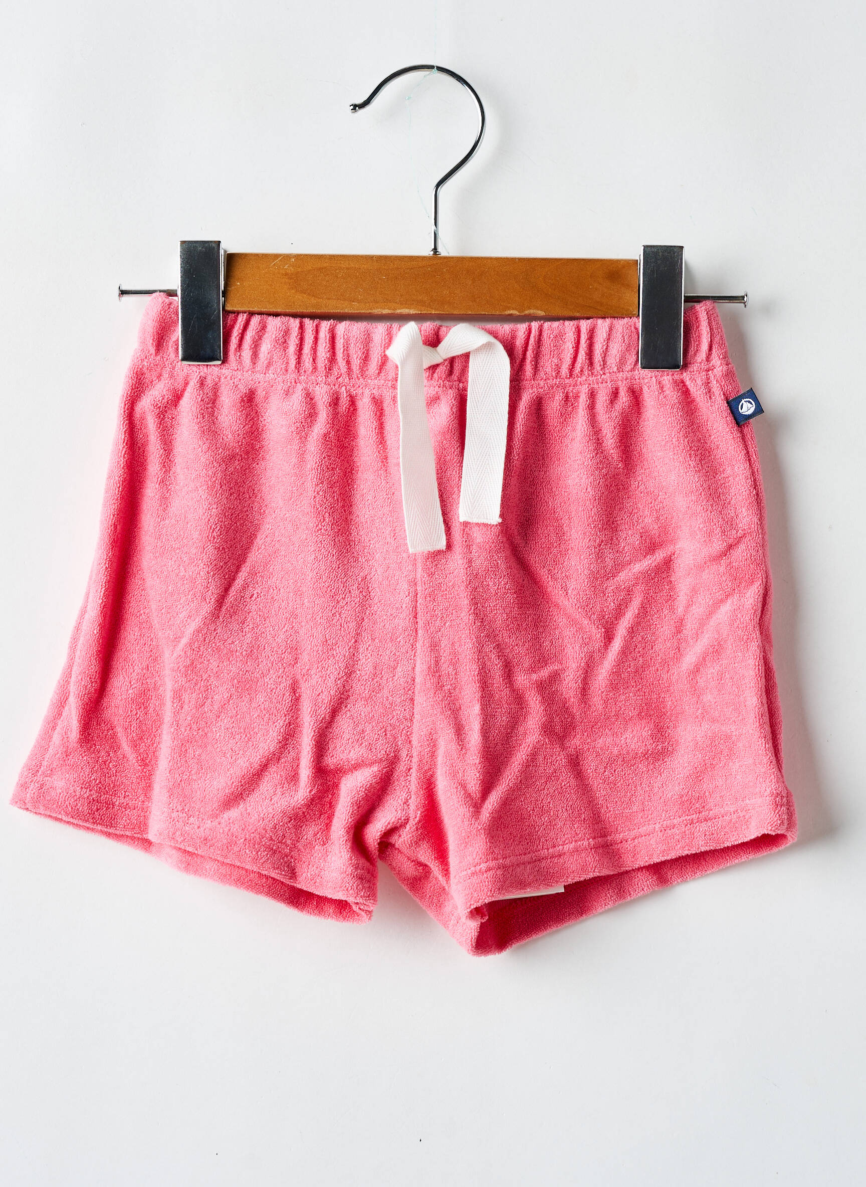 Šortas užsegimas su raišteliais elastinė dydis rožinė PETIT BATEAU mergina